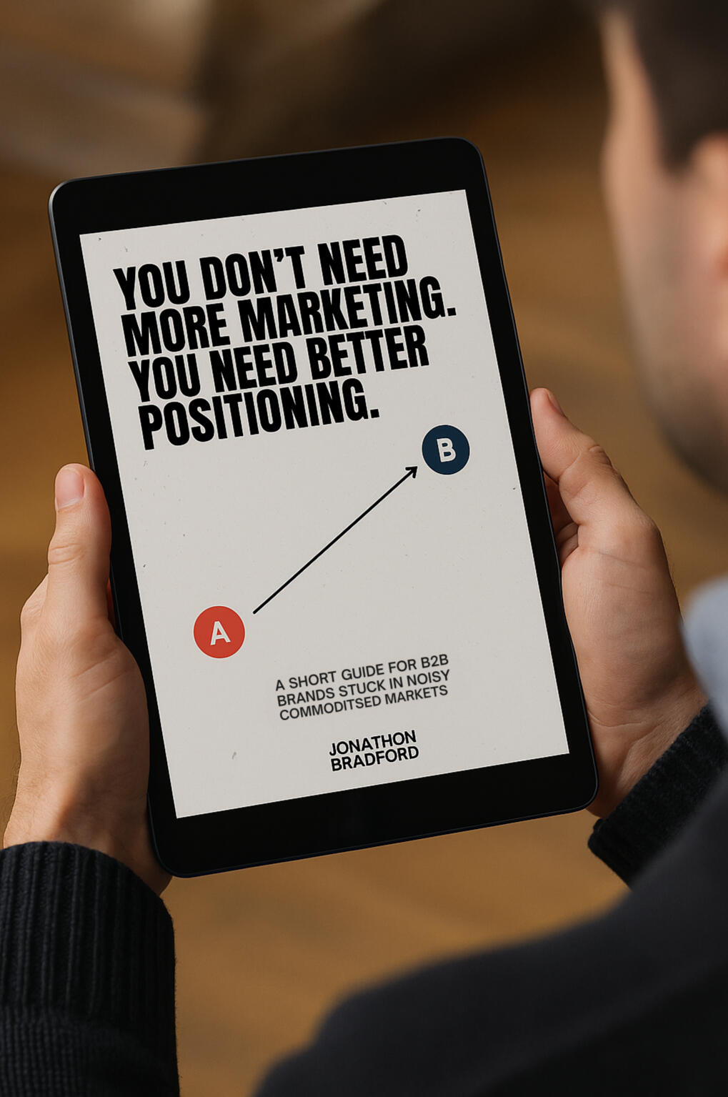 Man Reading Red Ocean Rescue E-Book Man Reading Red Ocean Rescue E-Book